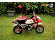 Sidecar Kit for Honda Monkey Red & White Classic Edition